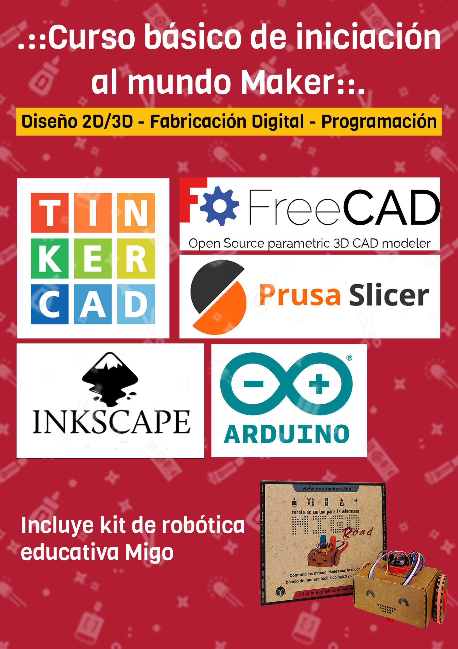 Curso de introducción al diseño 2D y 3D Curso de introducción al diseño 2D y 3D